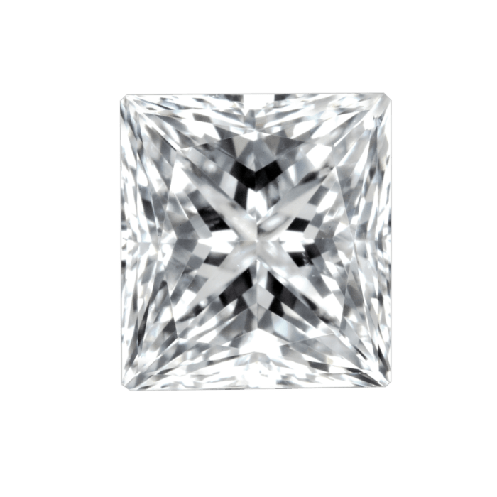 Princess shape lab grown diamond