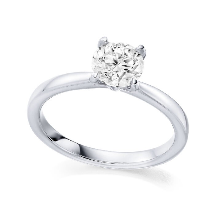 2 carat diamond engagement ring white