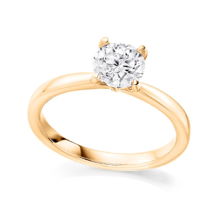 2 carat diamond engagement ring yellow