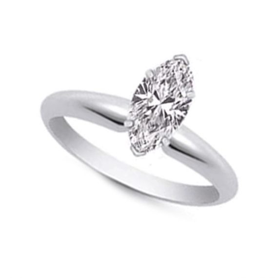 Top quality 1 carat lab grown marquise diamond ring