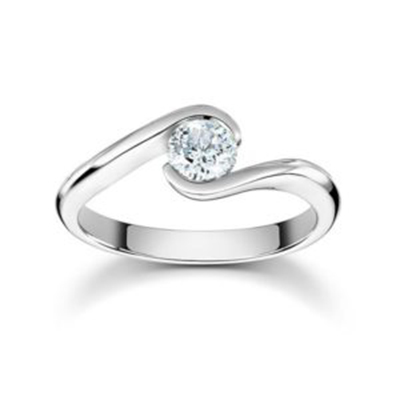 Top quality 1 carat lab diamond ring